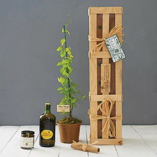 beer lover's gift crate by the gluttonous gardener