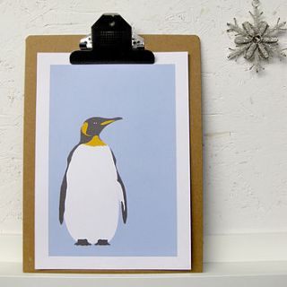 scandinavian style penguin print by rolfe&wills