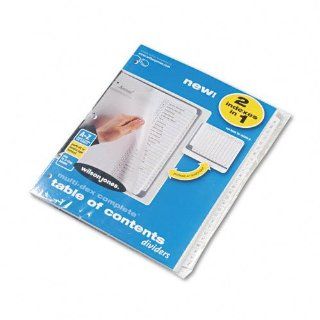 Wilson Jones Products   Wilson Jones   MultiDex Index Black & White 26 Tab, A Z, Letter, 26/Set   Sold As 1 Set   Just print or type titles on copymaster or laser practice sheet, then use a copier to produce as many sets as you need.   Clear, textured 