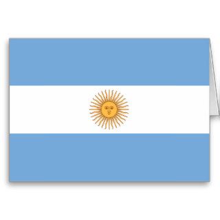 Argentina Flag Card