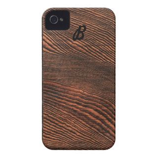 Hemlock Wood Grain iPhone 4 case *Monogram*