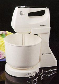 Toastmaster 468557 Hand Mixer w/ Stand & Bowl —