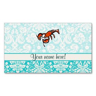 Lobster; Cute Business Card Template