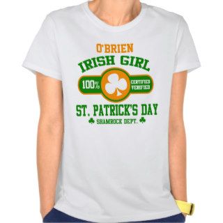 Personalized Irish Girl St. Patrick's Day Shirt