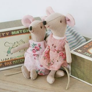 big sister matchbox mouse by the chic country home