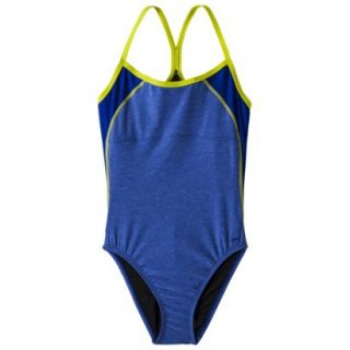 SPEEDO®  Thin Strap 1 Piece Swimsuit  Blue