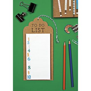 kraft magnetic to do list notepad by frolic and cheer