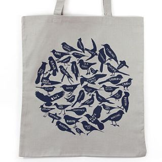 birds nest tote bag by particle press and the thousand paper cranes