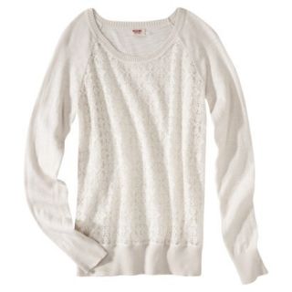 Mossimo Supply Co. Juniors Lace Front Sweater  