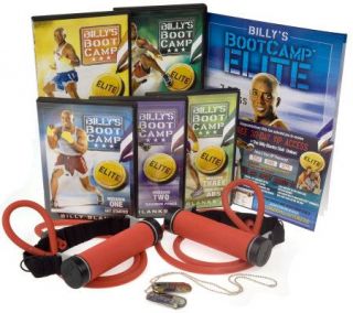 Billy Blanks BootCamp Elite 5 DVD or VHS Workout System w/Billy Bands —