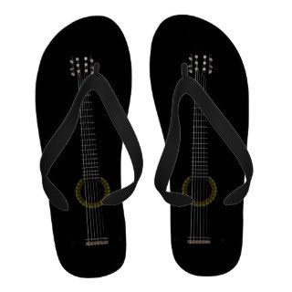 Acoustic Music Guitar Flip Flops Sandals