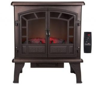 Duraflame Large Electric Stove Heater with Timer and Remote —
