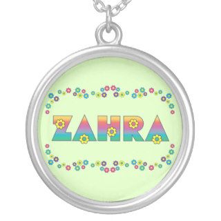 Zahra in Flores Rainbow Necklaces