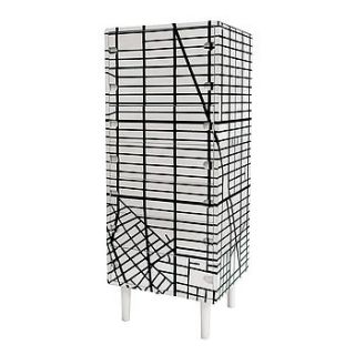 contemporary grid design tallboy by out there interiors