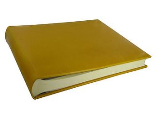 personalised leather photo album by noble macmillan