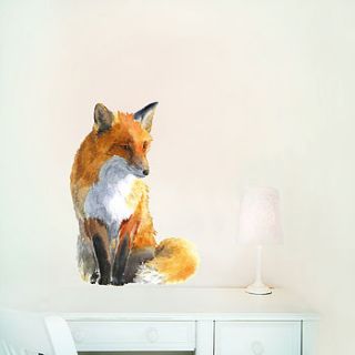 fox wall sticker by chocovenyl