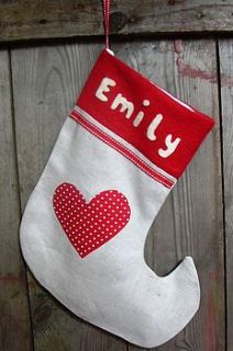 handmade pixie stocking by corinne lapierre