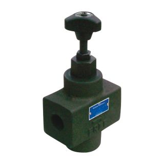 Northman Fluid Power In-Line Hydraulic Flow Control Valve with Reverse Free Flow — 20 GPM, 3000 PSI, 3/4in. NPT Ports, Model# TCVT06  Adjustable Flow Valves