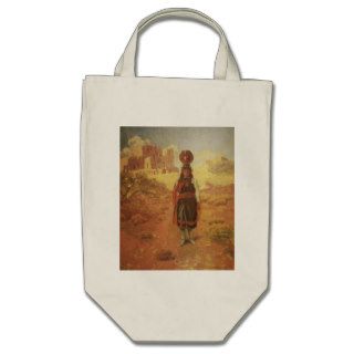 Vintage Indian Water Carrier by EW Rollins Canvas Bags