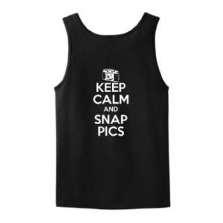 Keep Calm and Snap Pics Tank Top at  Mens Clothing store Tank Top And Cami Shirts