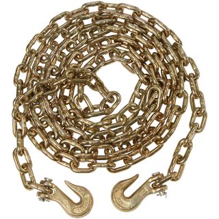 MIBRO High-Strength Tow Chain with Clevis and Slip Hooks — 5/16in. x 14ft., 4,700-Lb. Working Load, Model# 42611  Tow Chains, Ropes   Straps