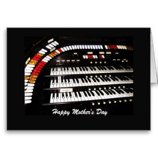 Antique Organ Happy Mother's Day Greeting Cards