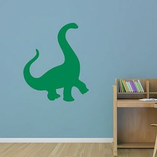 diplodocus dinosaur vinyl wall sticker by mirrorin