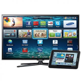 50" LED Smart Wi Fi 3D 1080p HDTV with Galaxy II Tablet, Mini Wall Mount, HDMI