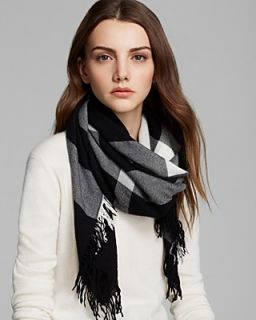 Burberry Color Check Wool Scarf's