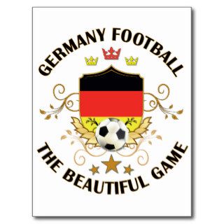 Germany German Football Soccer Futbol Post Cards