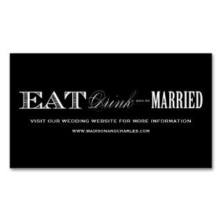 & BE MARRIED  WEDDING WEBSITE CARDS BUSINESS CARD TEMPLATES