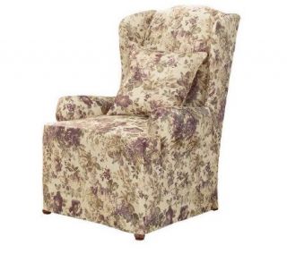 Sure Fit Chloe Wing Chair Slipcover —