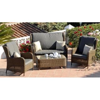 SunTime Outdoor Living Lyon 4 Piece Lounge Seating Group
