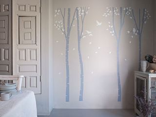 enchanted forest wall stickers by bambizi
