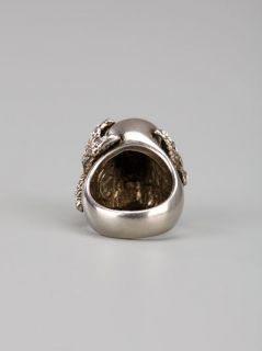 Alexander Mcqueen Embellished Skull Ring