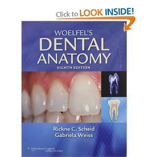 Woelfel's Dental Anatomy Its Relevance to Dentistry (9781608317462) Rickne C. Scheid DDS  MEd, Gabriela Weiss DDS Books
