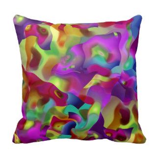 Spring Dream 5 Colorful Psychedelic Throw Pillows Pillow