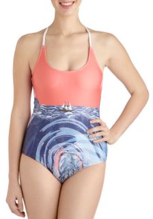 Behind the Seas One Piece  Mod Retro Vintage Bathing Suits