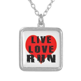 Live Love Run Necklace