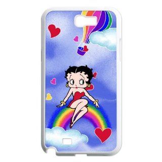 Best known Anime Cartoon Unique Design Betty Boop Snap On Samsung Galaxy Note 2 N7100 Carrying Case, Popular Cartoon Movie Theme Betty Boop Dance High Durable Hard Plastic Cover Shell Cell Phones & Accessories