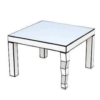 cartoon style side table by out there interiors