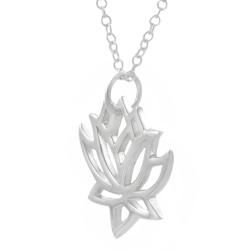 Tressa Sterling Silver Lotus Flower Necklace Tressa Sterling Silver Necklaces