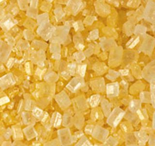 gold sparkling sugar crystals by just bake