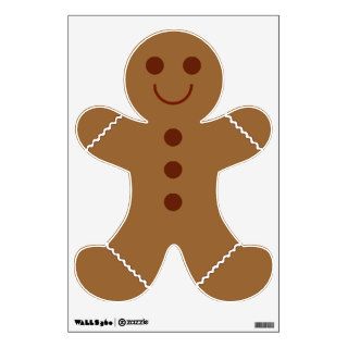 Gingerbread Man Wall Decal