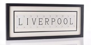 liverpool vintage football frame by vintage playing cards