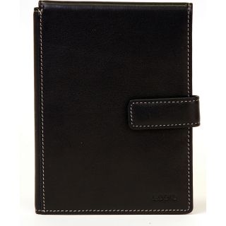 Lodis Nouveau Onyx Flap Ticket/Passport Wallet