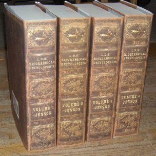 Latter Day Saint Biographical Encyclopedia A Compilation of Biographical Sketches of Prominent Men and Women in the Church of Jesus Christ of Latter Day Saints (4 Volume Set) (9781589580312) Andrew Jensen Books