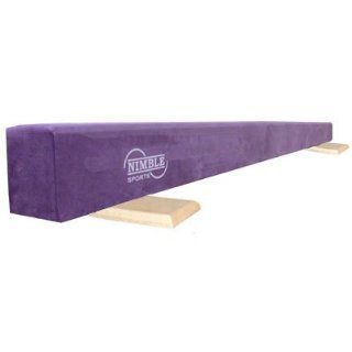 8ft Purple Suede Gymnastics Balance Beam  Gymnastics Balance Beams And Bases  Sports & Outdoors