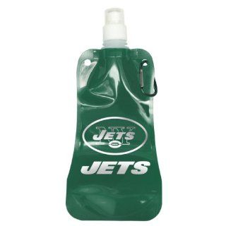 NFL New York Jets Foldable Water Bottle Pack of 2, Green  Sports Fan Kitchen Products  Sports & Outdoors