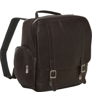 Piel Vertical Leather Laptop Backpack